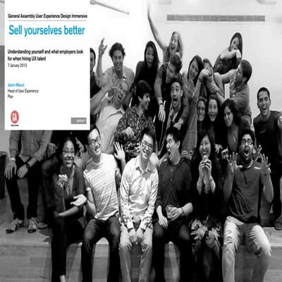Sell yourselves better: What a UX employer looks for