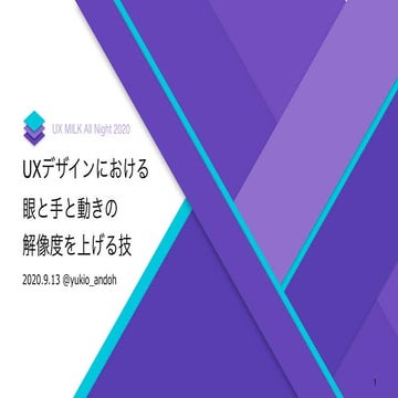 UX MILK All Night 2020 (Yukio Andoh)