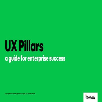 UX Pillars: A guide for enterprise success