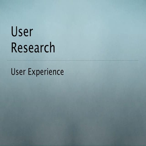 User Research