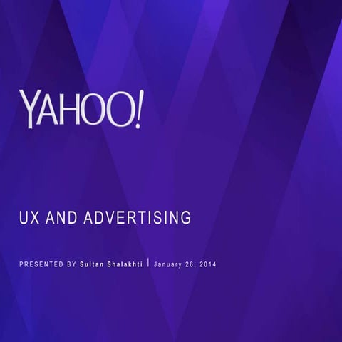 UX and Advertising