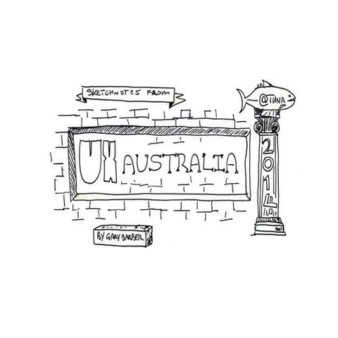 UX Australia 2014 Conference Sketchnotes