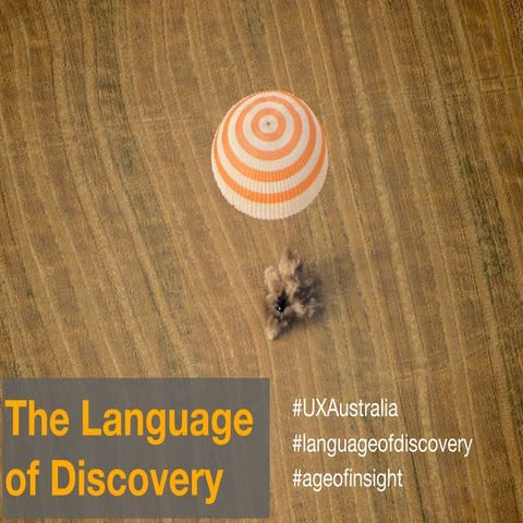 Designing Big Data Interactions Using the Language of Discovery