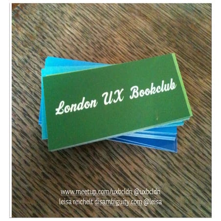 Pimping UX Bookclub, London at UPA Bookfair