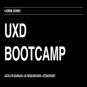 UX Bootcamp Fall 2015 General Assembly