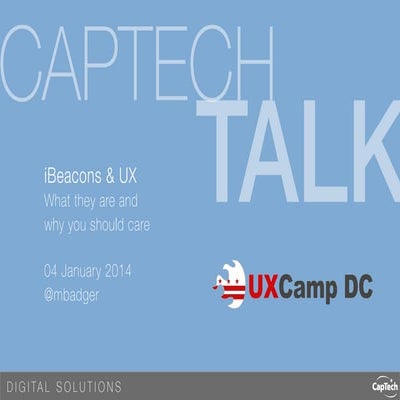 iBeacons & UX: What they are and why you should care