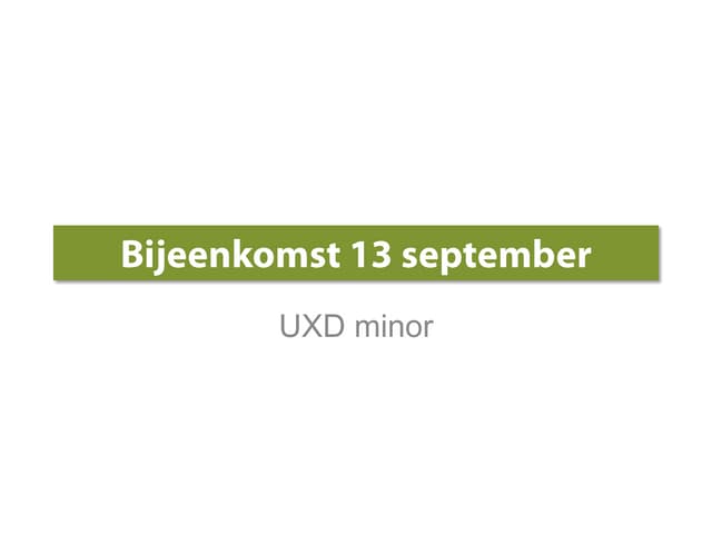 Uxd blog workshop