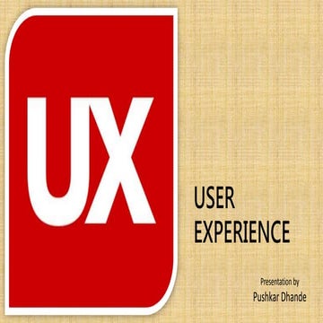 Basics of Ux Design