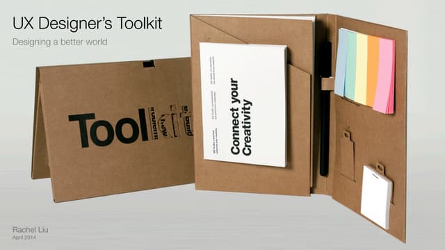 UX Designer's Toolkit - to design a better world