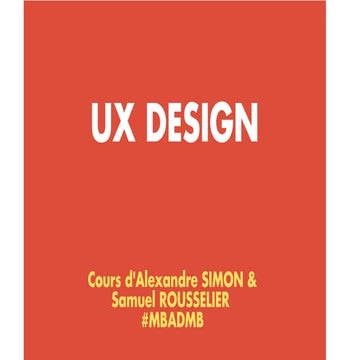 Ux design presentation