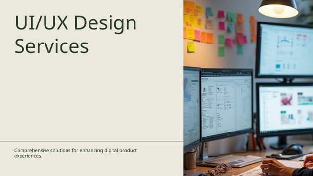 Crafting Seamless Digital Experiences: UI/UX Design Services for Modern Brands