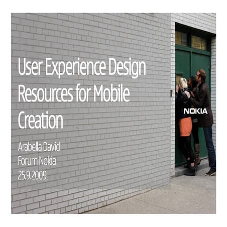 Forum Nokia & UXD Resources