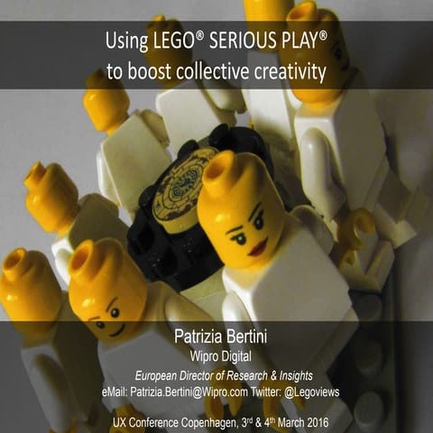 Using LEGO Serious Play to boost collective creativity & increase trust