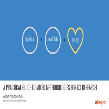 A Practical Guide To Mixed Methodologies For UX Research