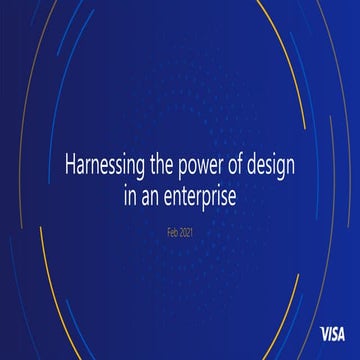 Harnessing The Power of Design in an Enterprise