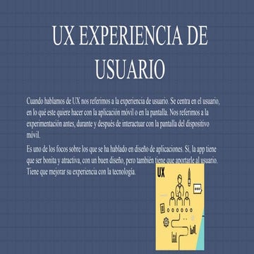 Ux experiencia de usuario