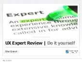 UX expert review | Do It Yourself (...