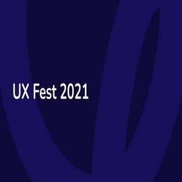 UX Fest 2021