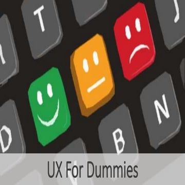 UX for Dummies