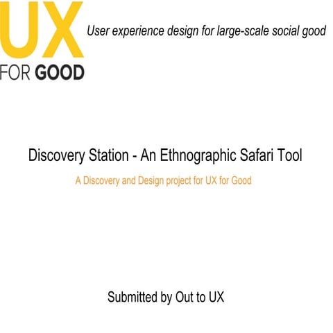 UX for Good 2012 (NOLA)