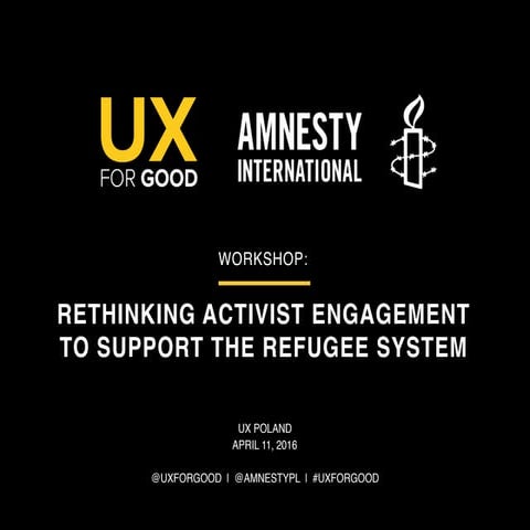 Rethinking Activist Engagement to Support the Refugee System