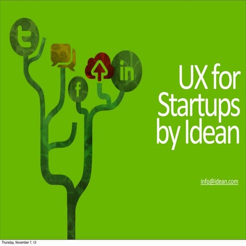 Ux for startups 1107