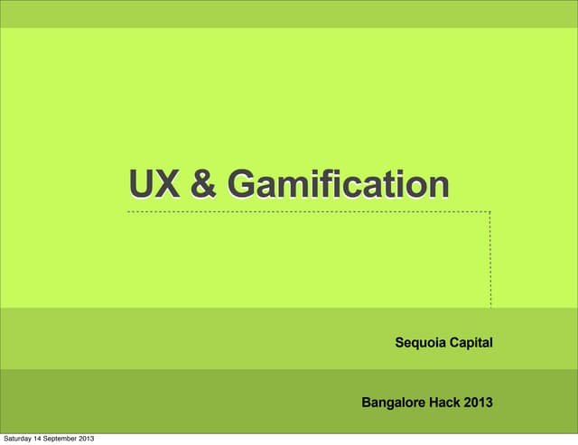UX and Gamification