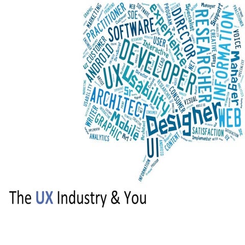 The UX Industry & You