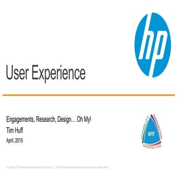 Ux introduction training