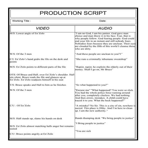 Production script (5)