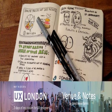 UXLondon 2016 - Notes