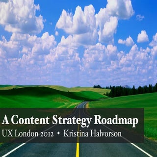 A Content Strategy Roadmap