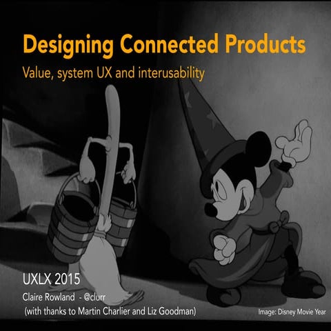UXLx 2015: 'Designing Connected Products workshop