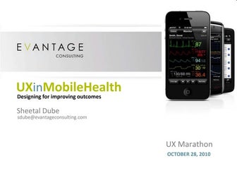 UX in Mobile Health