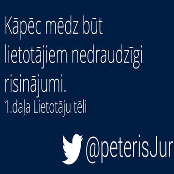 UX Riga meetup personas