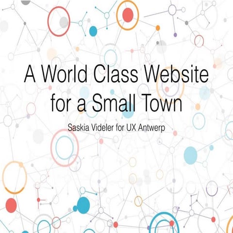A World Class Website for a Small Town | PPT