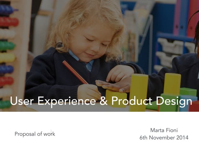 UX Design Process | Sample Proposal 