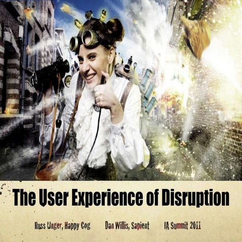 UX of Disruption