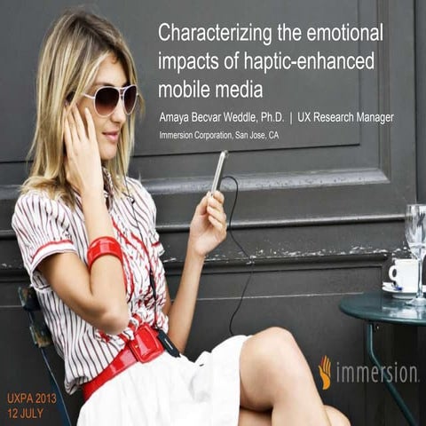 Characterizing the Emotional Impacts of Haptic-Enhanced Mobile Media