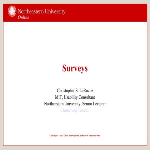 Surveys