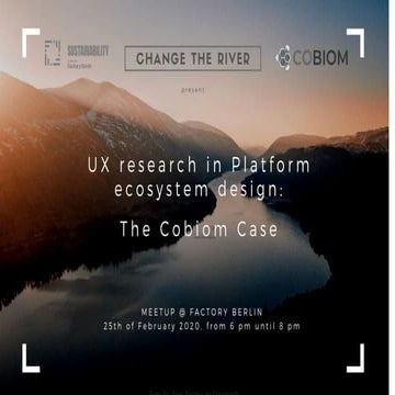 UX Research & Platform Ecosystem Design - Archetypes in Sustainability Transf...