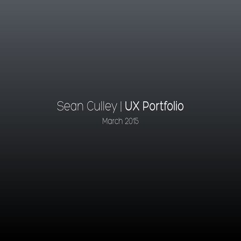 Ux portfolio slideshare