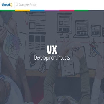UX / UCD Process Walmart