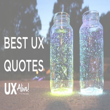 Best UX Quotes!