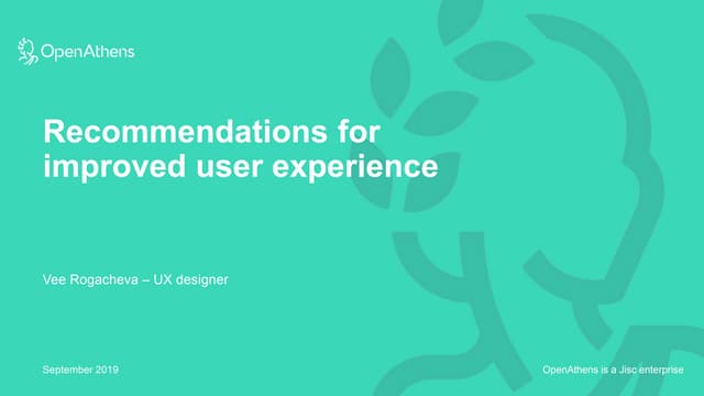 UX recommendations for publishers