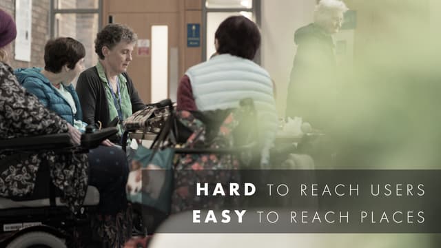 Hard to Reach Users in Easy to Reach Places