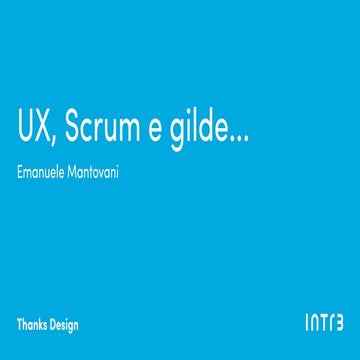 UX Scrum e... gilde
