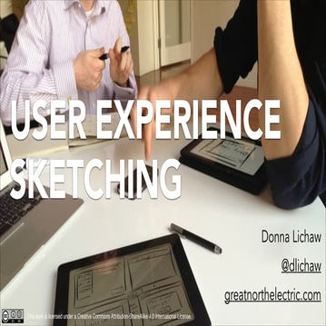 User Experience Sketching for Lean and Agile Teams