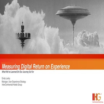 UX STRAT USA, Emily Leahy, "Measuring Return on Experience (RoX) for UX Strat...