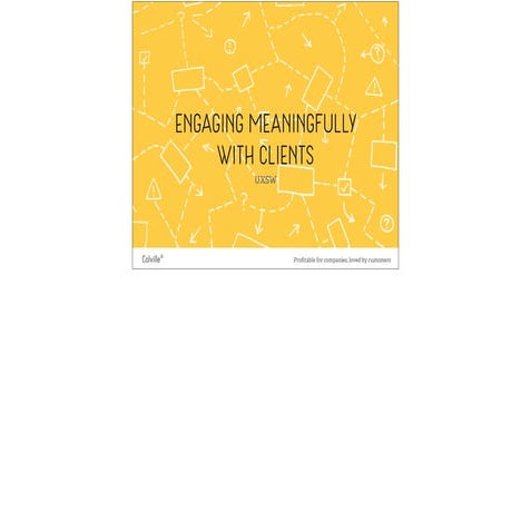 UX South West - Engaging clients meaningfully in the process of digital design